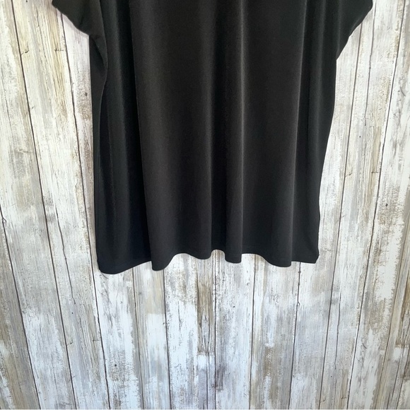 Torrid Studio Knit High Neck Asymmetrical Cut Out Blouse - Picture 5 of 7